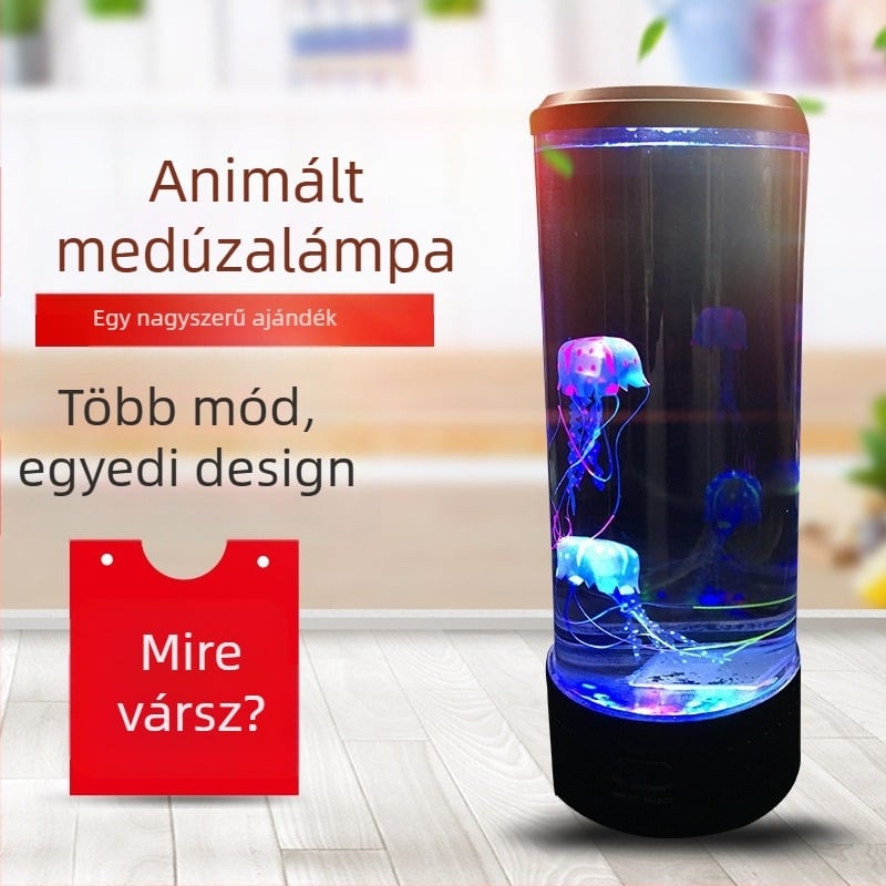 Amazon népszerű nagy női lámpa külkereskedelmi szimuláció akvárium LED színes színváltó lakberendezési éjszakai fény