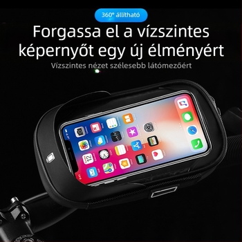 Határokon átnyúló multifunkcionális mobiltelefon-tartó táska, elvitelre szolgáló érintőképernyős táska, vízálló kerékpártáska, motorkerékpár-navigációs konzol