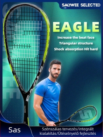 Salywee Red Eagle karbon kompozit egyrészes professzionális edzőütő, európai és amerikai sportokhoz, ultrakönnyű, 185±5g