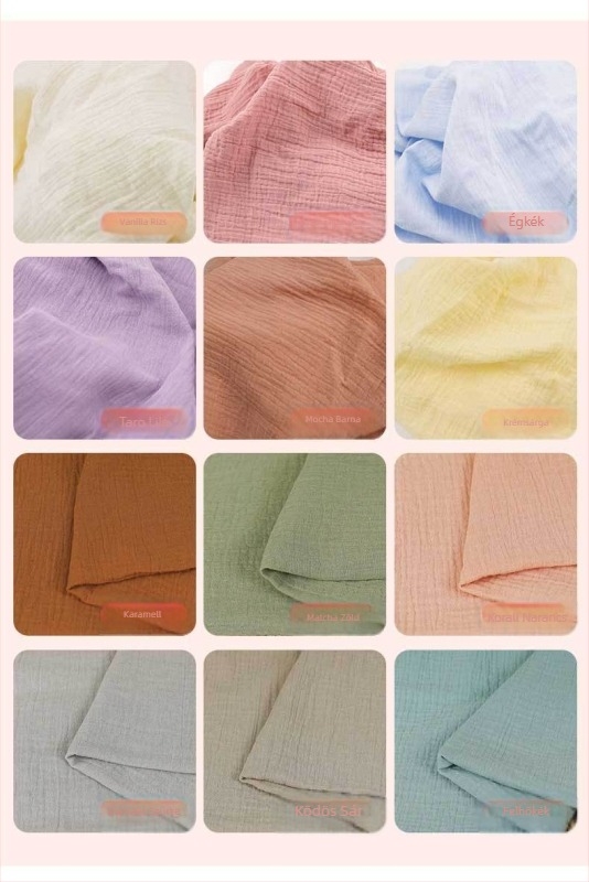 Babahordozó huzat, Autósülés melegítő huzat, Gyűrött fonal babakocsi huzat, Autósülés biztonsági huzat, Szoptatás