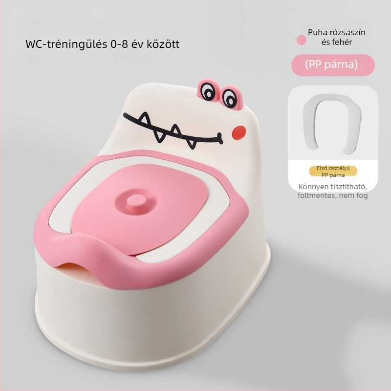 Kis dinoszaurusz rajzfilm gyerek WC Kis WC Egyszerű baba baba WC Gyerek WC Vizeletvödör