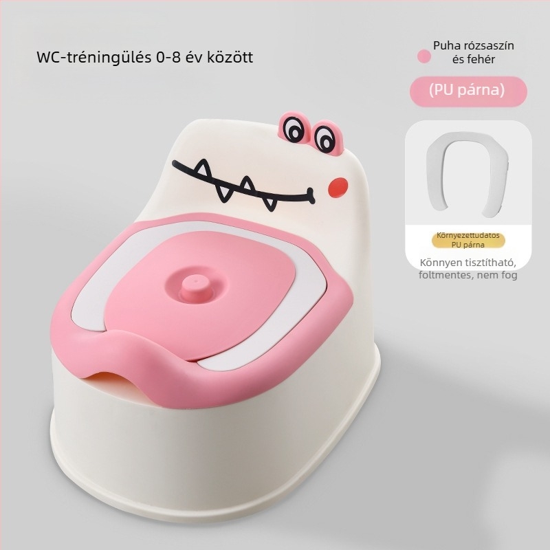 Kis dinoszaurusz rajzfilm gyerek WC Kis WC Egyszerű baba baba WC Gyerek WC Vizeletvödör