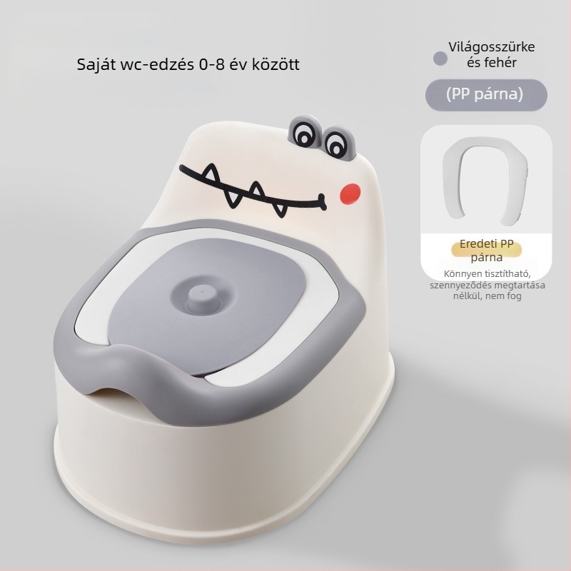 Kis dinoszaurusz rajzfilm gyerek WC Kis WC Egyszerű baba baba WC Gyerek WC Vizeletvödör