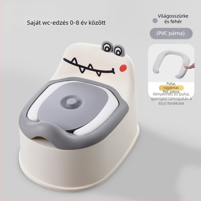 Kis dinoszaurusz rajzfilm gyerek WC Kis WC Egyszerű baba baba WC Gyerek WC Vizeletvödör