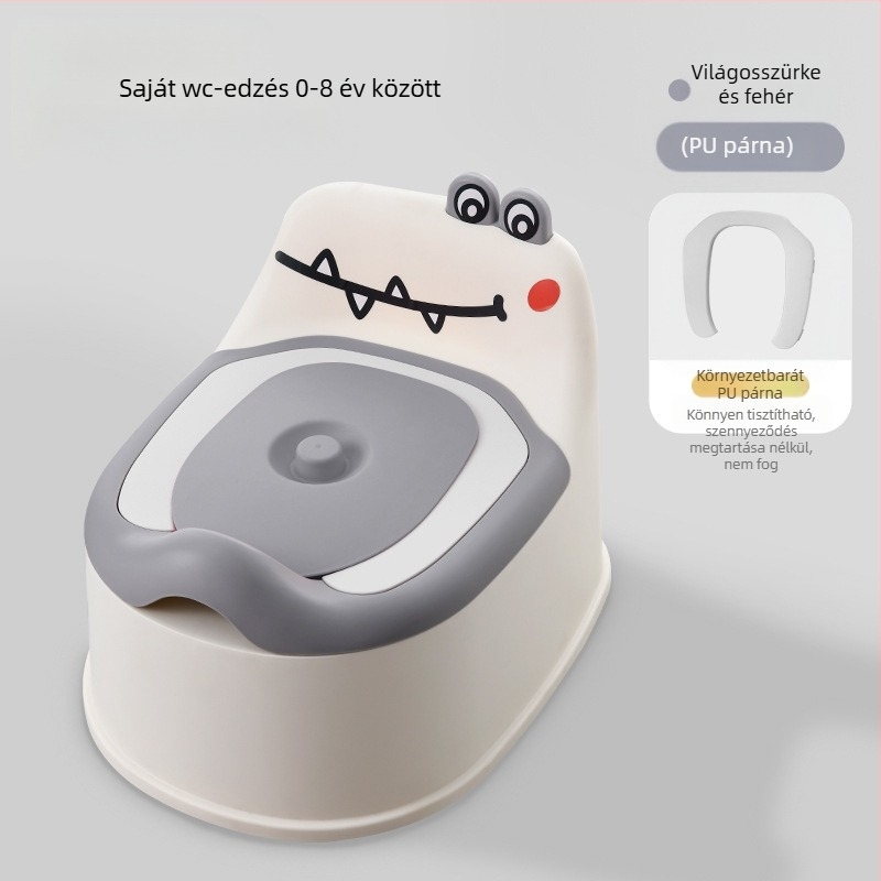 Kis dinoszaurusz rajzfilm gyerek WC Kis WC Egyszerű baba baba WC Gyerek WC Vizeletvödör