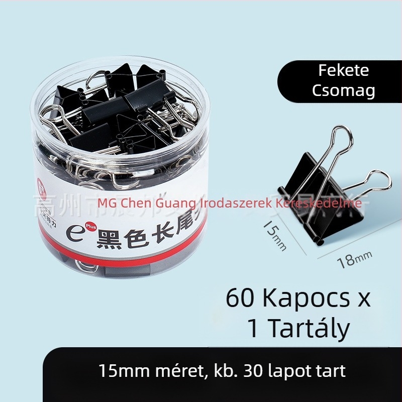 Chenguang írószer színes hosszú farokcsipesz nagy teszt gemkapocs 25mm kicsi fecskefarkú fém csirkefarokcsipesz irattartó kis csipesz