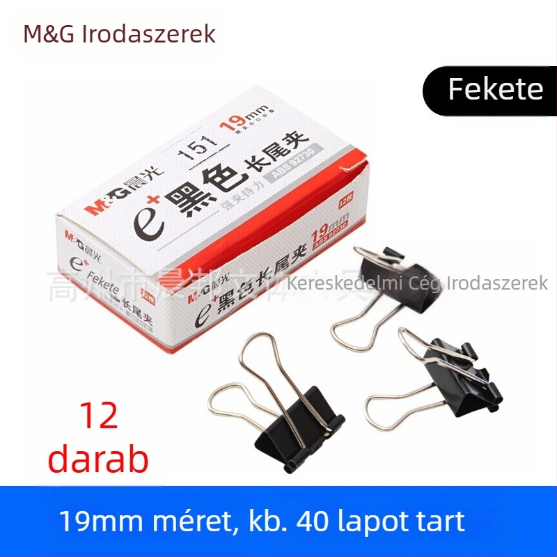 Chenguang írószer színes hosszú farokcsipesz nagy teszt gemkapocs 25mm kicsi fecskefarkú fém csirkefarokcsipesz irattartó kis csipesz