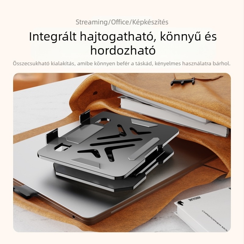 2025 új notebook lapos konzol forgatható összecsukható pad magas ötvözetű hűtőállvány forgó monitor emelőállvány