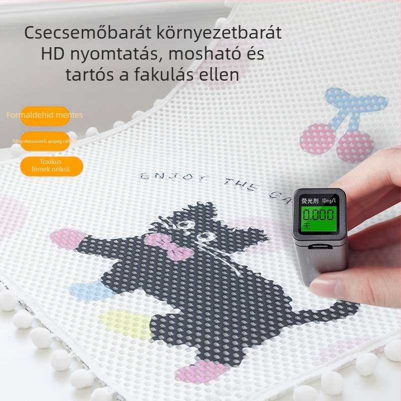 Macskaalom szőnyeg, fröccsenésgátló, kihúzásgátló macskaalom doboz, szűrőhomok szőnyeg, vastagított extra nagy kisállat szőnyeg, macskakarmolásgátló szőnyeg macskáknak és kutyáknak