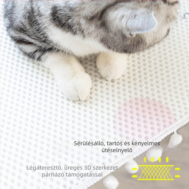Macskaalom szőnyeg, fröccsenésgátló, kihúzásgátló macskaalom doboz, szűrőhomok szőnyeg, vastagított extra nagy kisállat szőnyeg, macskakarmolásgátló szőnyeg macskáknak és kutyáknak