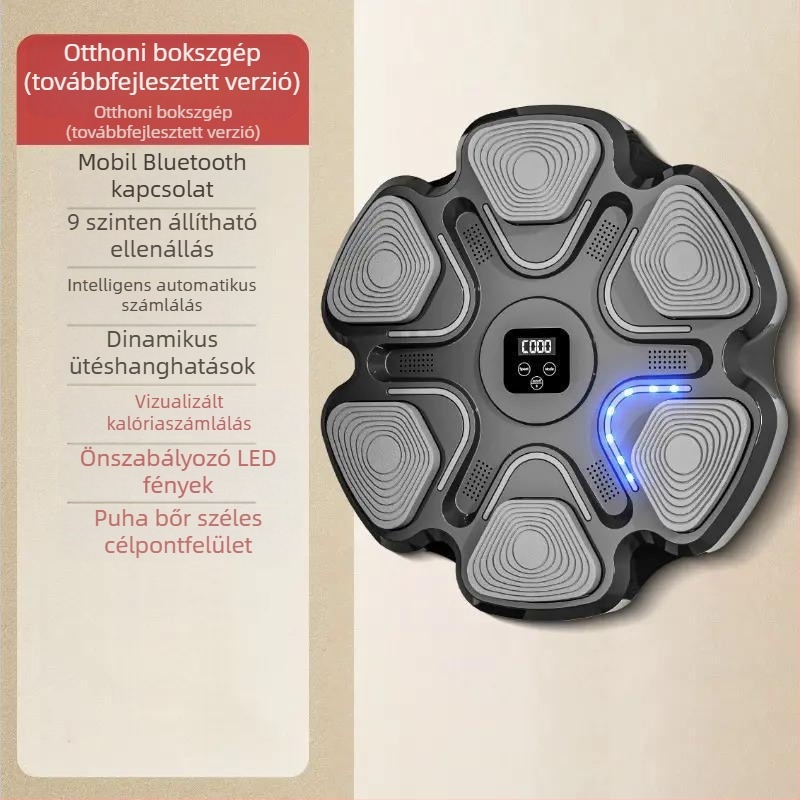 Intelligens zenélő bokszgép edző internetes ünnepi reakciófal célpont bokszcél otthoni gyerekek ritmuscél felnőttképzés