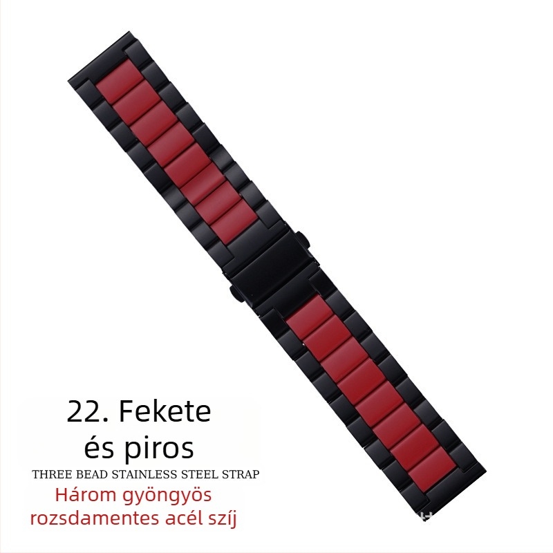 Alkalmas Apple Watch szíjhoz iWatch óraszíj háromgyöngyös rozsdamentes acél fémlemez szíj S10 Apple Watch szíj