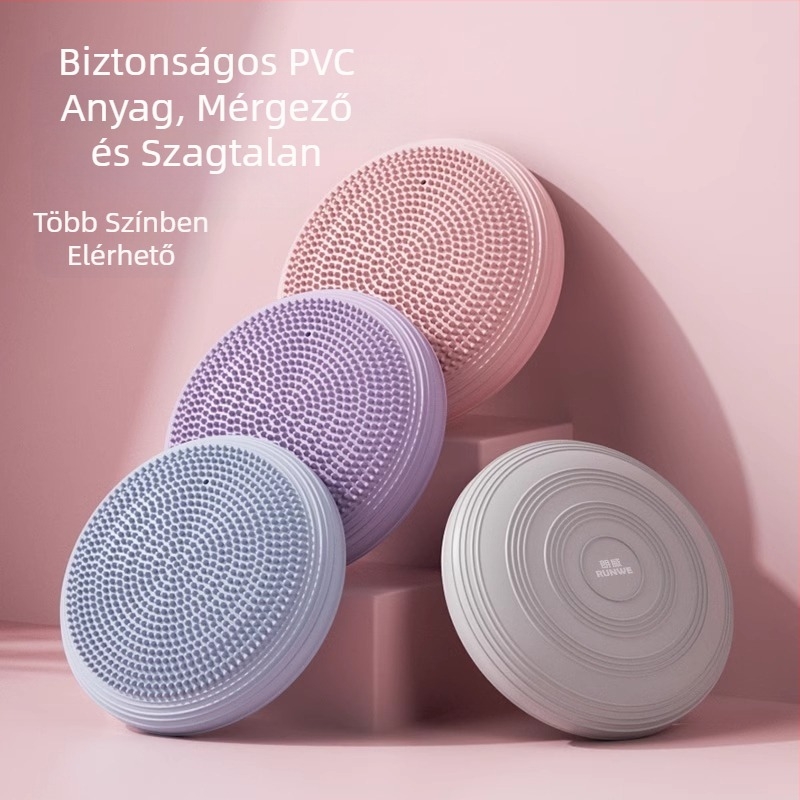 Új PVC jóga egyensúlyozó szőnyeg felfújható masszázspárna vastagított robbanásbiztos egyensúlyozó labda