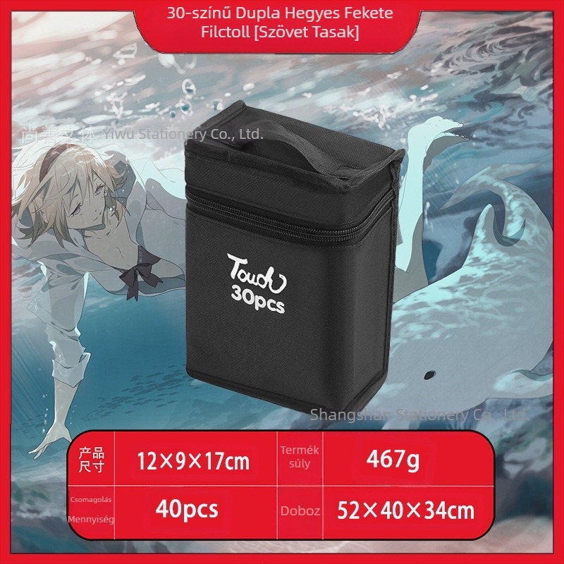 Nagykereskedelmi érintős gyermek filctoll 48 színű, dupla fejű, speciális rajzeszközökkel ellátott színes toll gyártók közvetlen szállítása