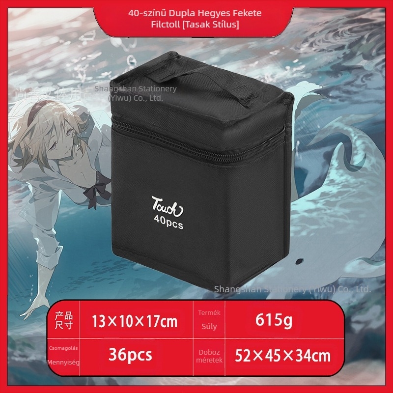 Nagykereskedelmi érintős gyermek filctoll 48 színű, dupla fejű, speciális rajzeszközökkel ellátott színes toll gyártók közvetlen szállítása