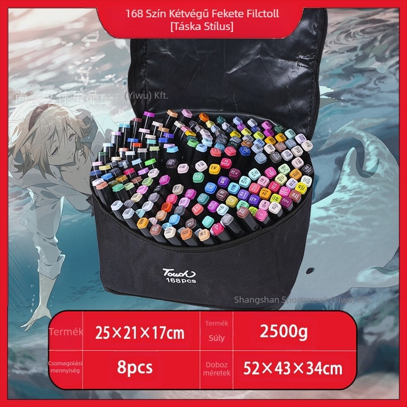 Nagykereskedelmi érintős gyermek filctoll 48 színű, dupla fejű, speciális rajzeszközökkel ellátott színes toll gyártók közvetlen szállítása