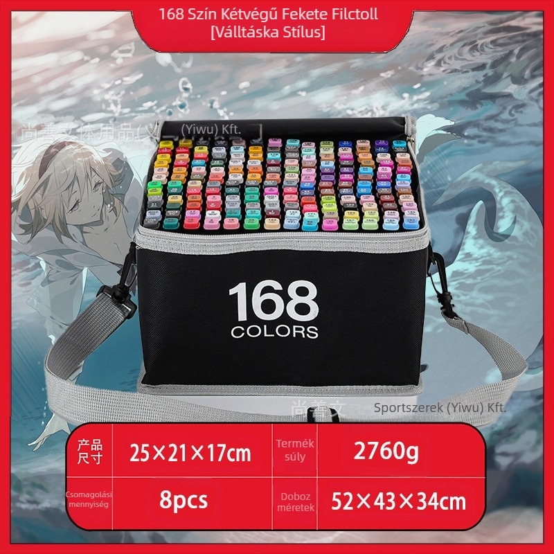 Nagykereskedelmi érintős gyermek filctoll 48 színű, dupla fejű, speciális rajzeszközökkel ellátott színes toll gyártók közvetlen szállítása