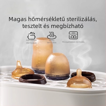 Szilikon cumisüveg újszülötteknek, 6 hónapos kortól, ív alakú cumi anyatejjel