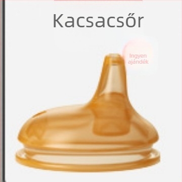 Szilikon cumisüveg újszülötteknek, 6 hónapos kortól, ív alakú cumi anyatejjel