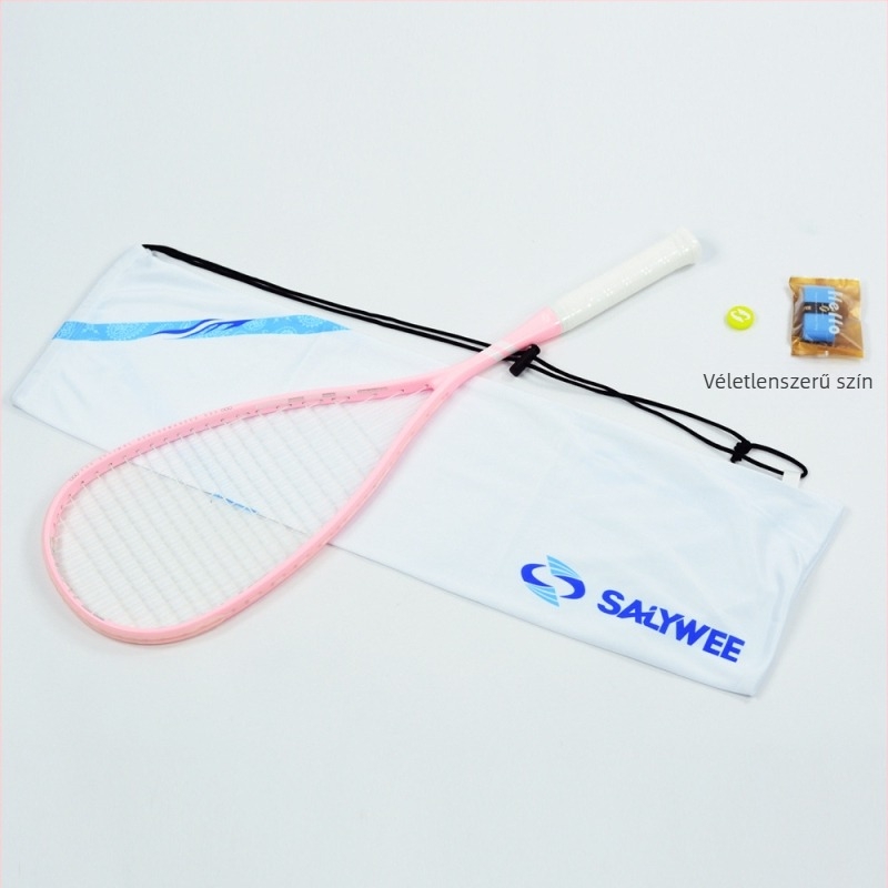 Salywee továbbfejlesztett, teljes karbonból készült, professzionális sport squash ütő Olivia 2.0 integrált, ultrakönnyű, 155±5g