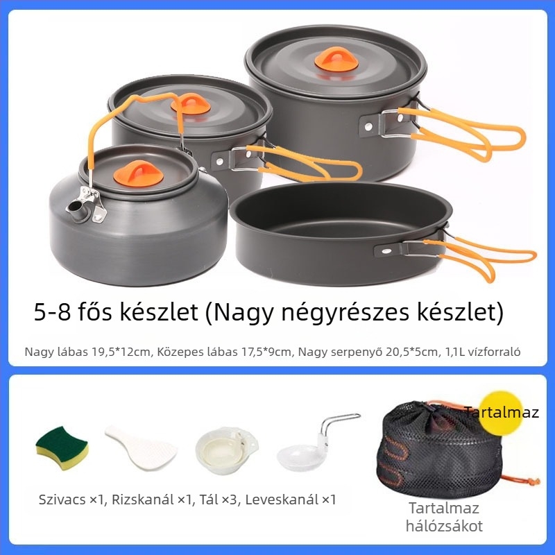 Kempingedények, vízforralók, hordozható kempingedények, edénykészletek, serpenyők, főzőedény-felszerelések határokon átnyúló értékesítése