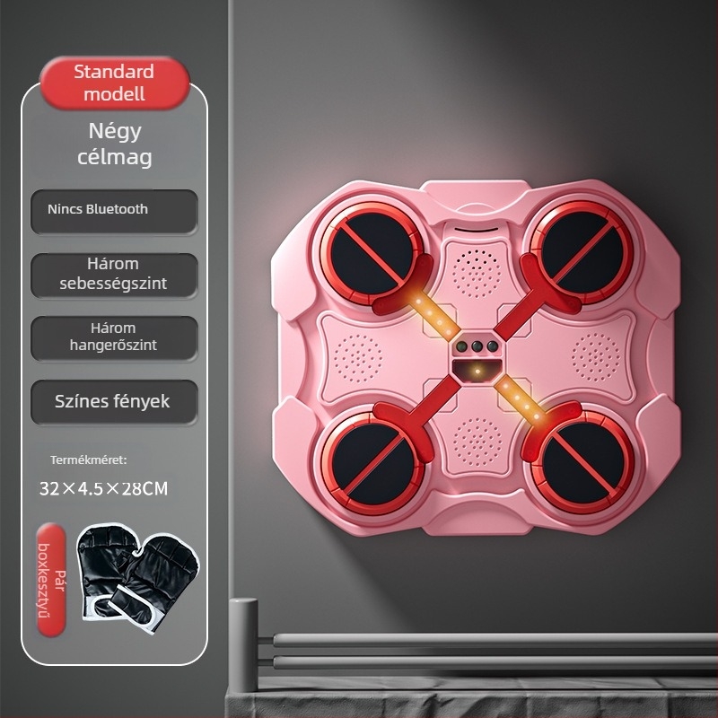 Ritmuszenei ökölvívó fali célpont otthoni gyermek ökölvívó edző dekompressziós gyakorlat intelligens Bluetooth elektronikus ökölvívó gép