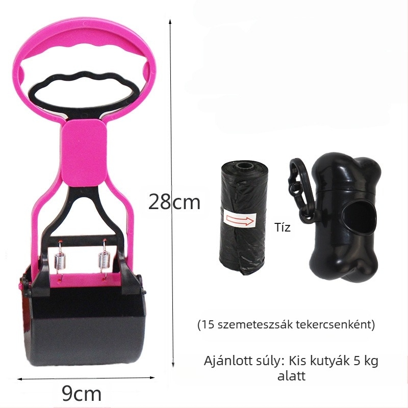 Spot nagykereskedelmi kisállat WC-felszedő kutya szemeteszsák tároló doboz szett közepes és nagy kutyáknak hosszú fogantyús székletcsipesz