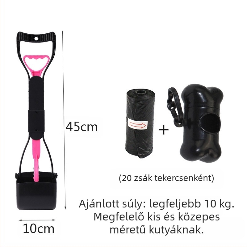 Spot nagykereskedelmi kisállat WC-felszedő kutya szemeteszsák tároló doboz szett közepes és nagy kutyáknak hosszú fogantyús székletcsipesz