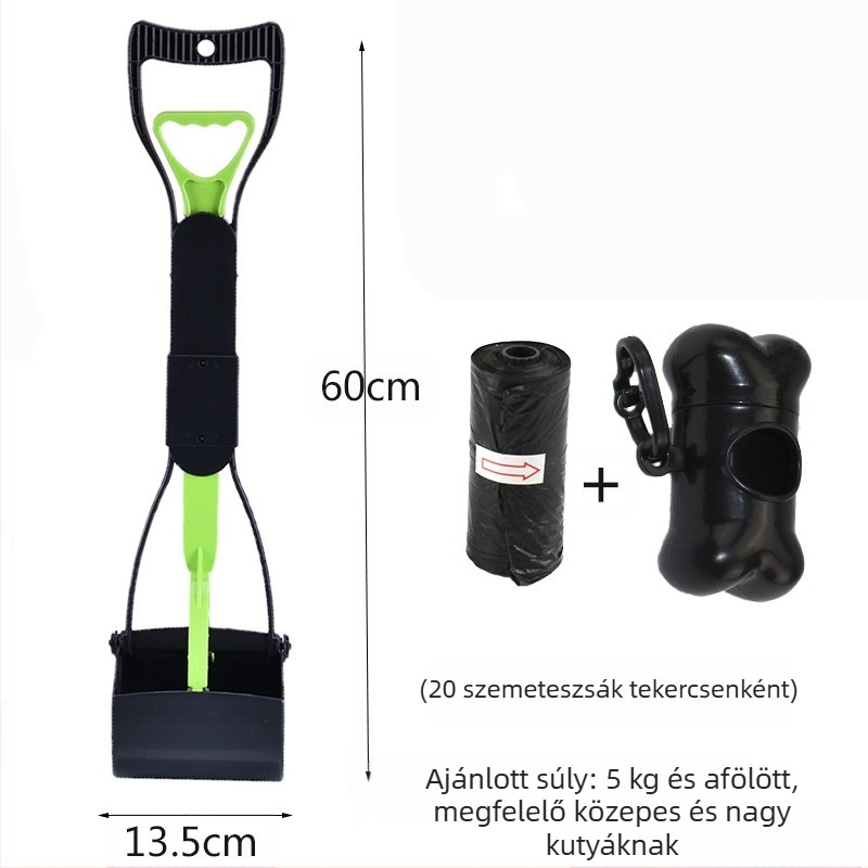 Spot nagykereskedelmi kisállat WC-felszedő kutya szemeteszsák tároló doboz szett közepes és nagy kutyáknak hosszú fogantyús székletcsipesz