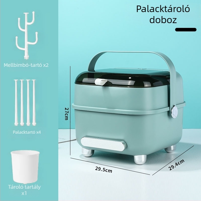 2025 Új termék Háztartási Bébiétel Tároló Palack Szervező Kisállat Anyag Porálló és Vízelvezető Palack Tároló Doboz