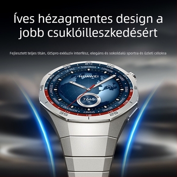 Alkalmas Huawei Gt5/Pro Watch titánötvözet tiszta titán szíjhoz Gt4/Watch5/4/6 üzleti stílusú óraszíjhoz