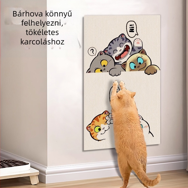 Daifa kisállat macska mászószőnyeg fali matrica öntapadós falra szerelhető macska mászószőnyeg macska kaparódeszka kisállat játék