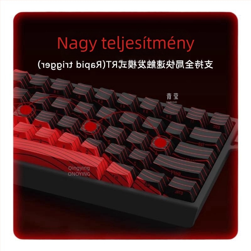 Hot plug 68 késleltetésű eSports HED60 billentyűzet mágneses tengelyű, teljes billentyűs, 68 billentyűs, alacsony érzékenységű, MA61