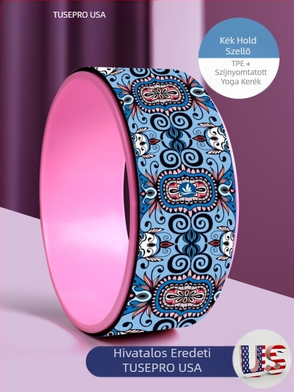 Jóga kerék nyitott hátú kezdő háthajlító segédeszköz kellékek vékony váll vékony hát anyag Pilate gyűrű gördülő hátkerék