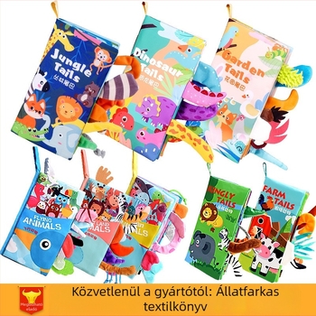 Határokon átnyúló gyermek farokszövet könyv oktató játékkönyv nem tud elszakadni baba szövet könyvgyűrű papír felvilágosodás könyv korai nevelési játékok