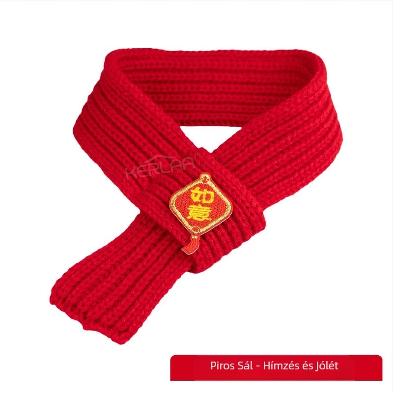 Kisállat újévi gyapjú kutya macska sál ünnepi karácsonyi ruha téli meleg kiskutya születésnapi kisállat sál