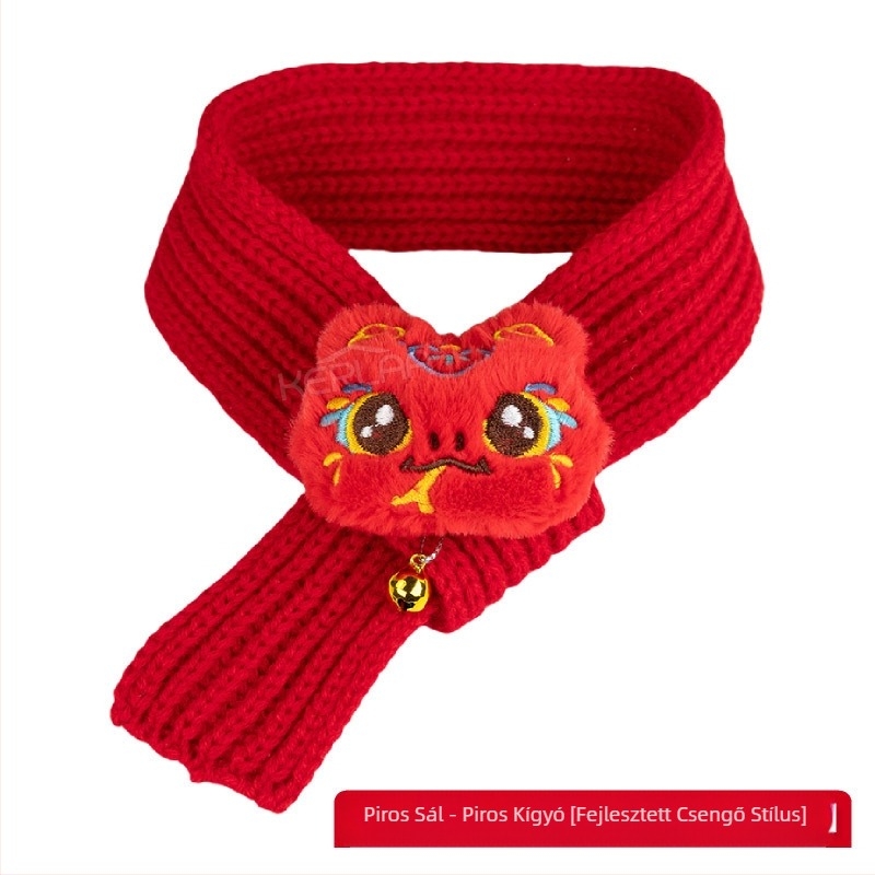 Kisállat újévi gyapjú kutya macska sál ünnepi karácsonyi ruha téli meleg kiskutya születésnapi kisállat sál