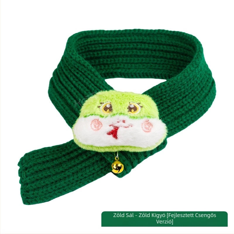 Kisállat újévi gyapjú kutya macska sál ünnepi karácsonyi ruha téli meleg kiskutya születésnapi kisállat sál