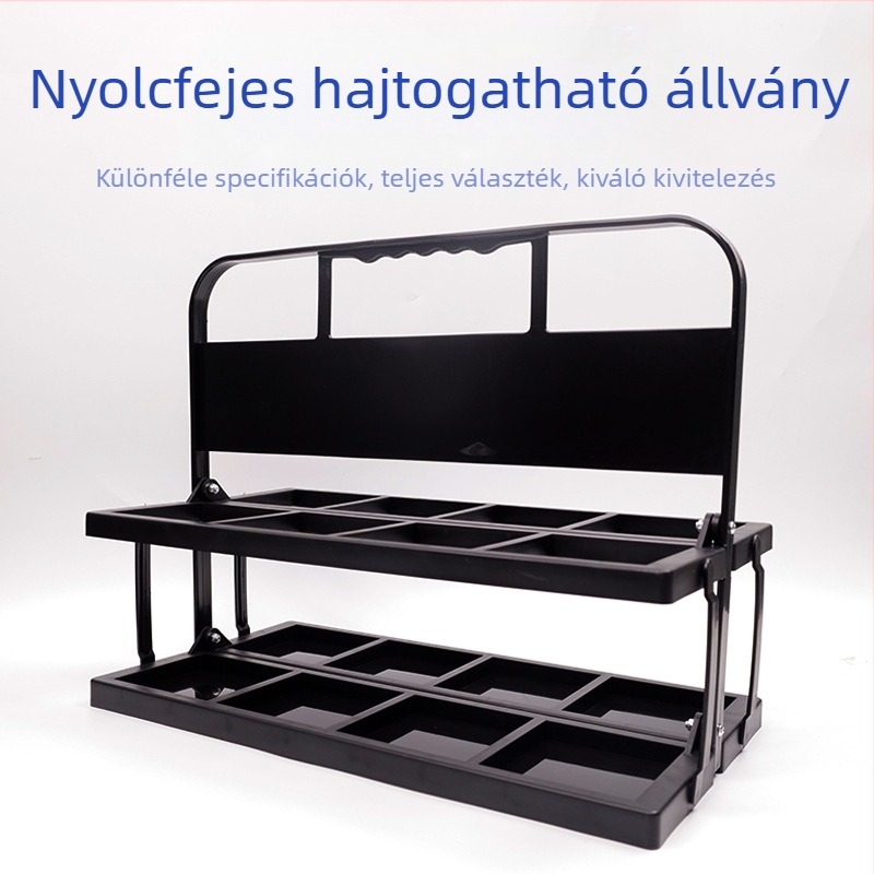 Raktáron lévő nagy lyukú, nyolclyukú, összecsukható bortartó, nyolcfejű, összecsukható sörtartó, hordozható italtartó, sport kulacstartó