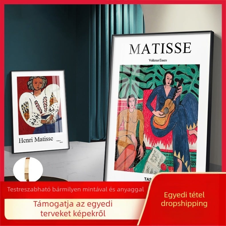 Világhírű festmény Matisse olajfestmény nappali függőfestmény modern dekoratív festmény puha Makettszoba Kanapé ágy melletti fali falfestmény
