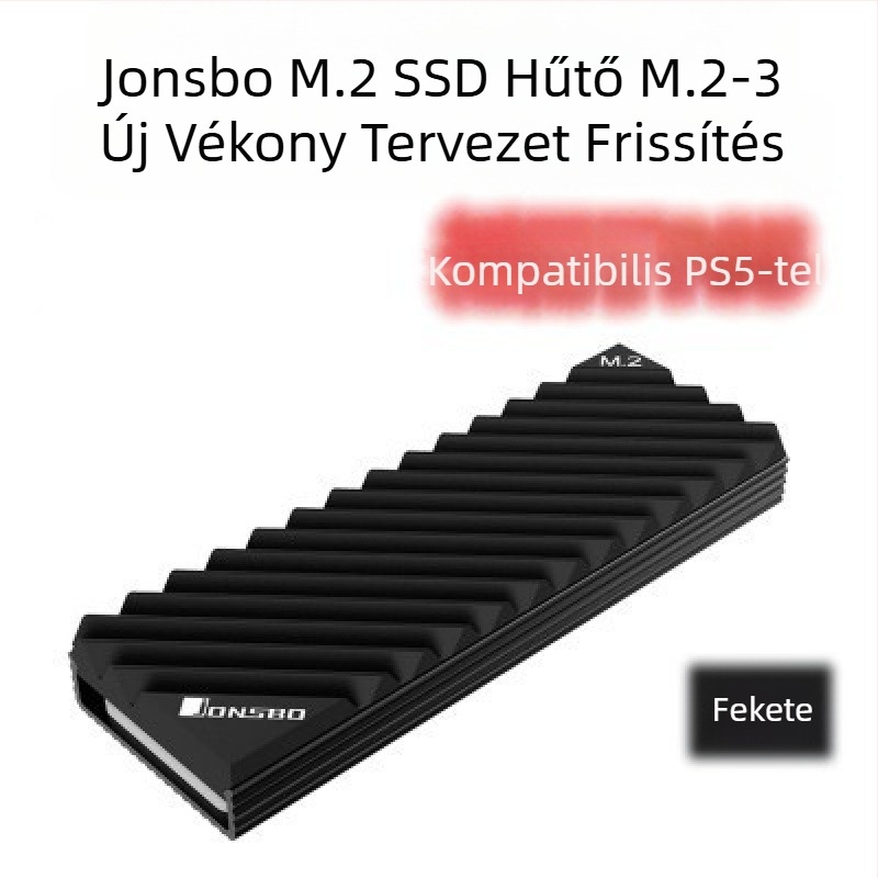 Qiao Sibo M.2-3 szilárdtestalapú meghajtó radiátor M2 hővezető lemez SSD2280 Armor nvme hűtőborda PS5