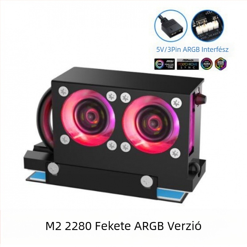 Qiao Sibo M.2-3 szilárdtestalapú meghajtó radiátor M2 hővezető lemez SSD2280 Armor nvme hűtőborda PS5