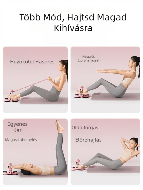 Felülés-kiegészítő háztartási fitneszeszközök Feltekerhető húzódzkodós tapadókorongos multifunkcionális sport edzőeszközök