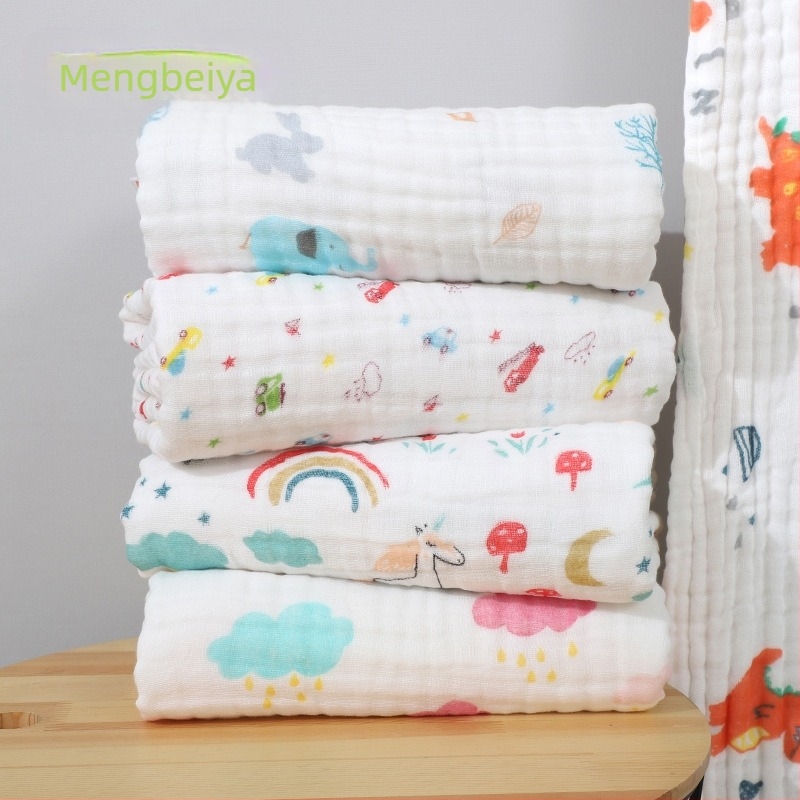 Nagykereskedelmi óvodai fürdőlepedő, bevonatú gézzel, gyermek takaró, bevonatú baba rajzfilmfigura táska