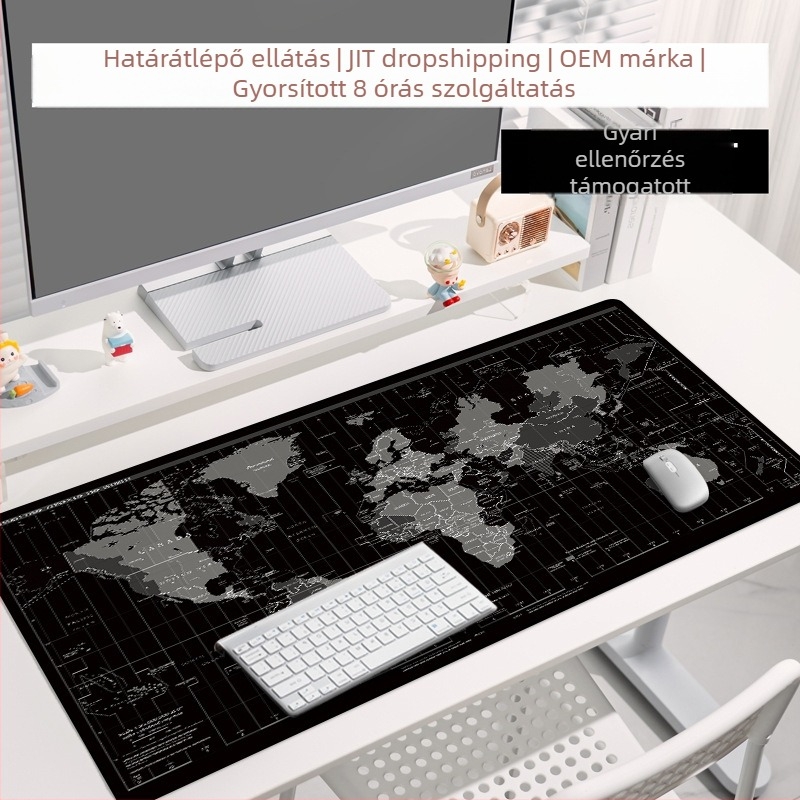 Határokon átnyúló dropshipping extra nagy gamer egérpad Amazon élzáras személyre szabott számítógép asztali pad