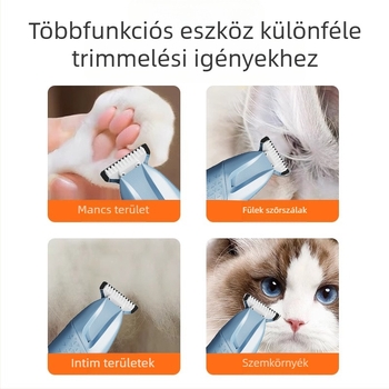 Határokon átnyúló nagykereskedelmi elektromos kutyaborotva macskaszőr-kondicionáló kisállat elektromos fader körömcsiszoló lábborotváló fader