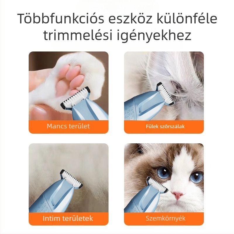 Határokon átnyúló nagykereskedelmi elektromos kutyaborotva macskaszőr-kondicionáló kisállat elektromos fader körömcsiszoló lábborotváló fader