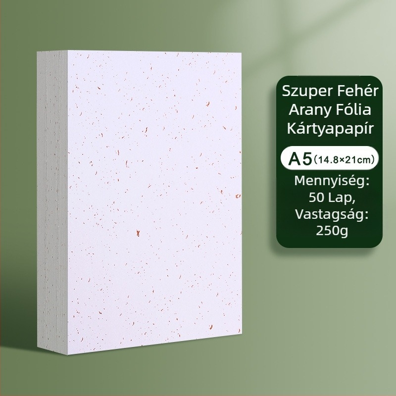 Üres kártya, kemény papír, fehér, kézzel festett karácsonyi képeslap, könyvjelző, angol szójegyzetek, üdvözlőlap-papír