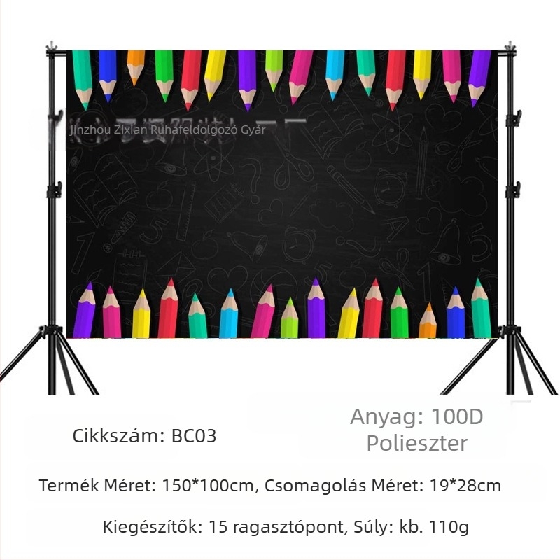 Iskolakezdési szezon születésnapi háttér szövet iskolakezdési szezon Buli banner születésnapi buli háttér dekoráció fotó fotózás kellékek
