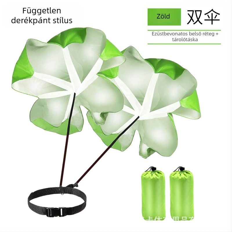 Határokon átnyúló ellenállás ejtőernyős ellenállási edzés robbanékony erőkifejtés ejtőernyős futball edzőfelszerelés kosárlabda edzőfelszerelések